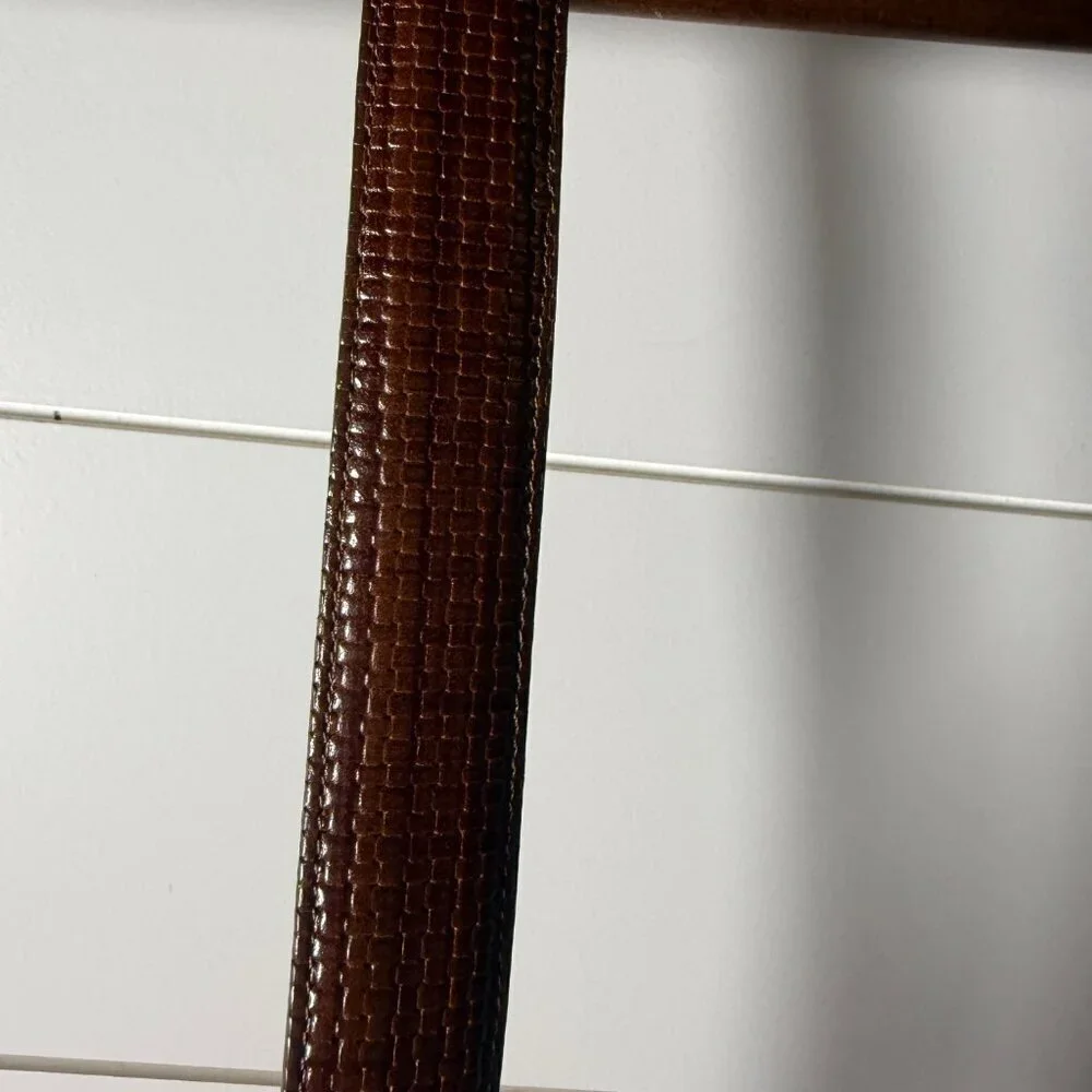 Talbots Genuine Leather Belt Brown Sz Small